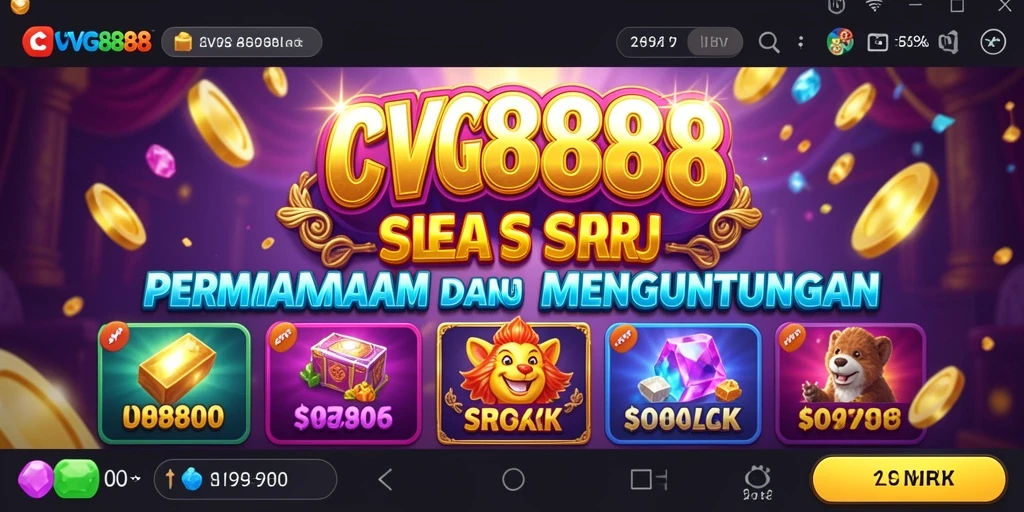 Tampilan menarik dari gameplay Slot CVG8888 dengan banyak pilihan mesin.