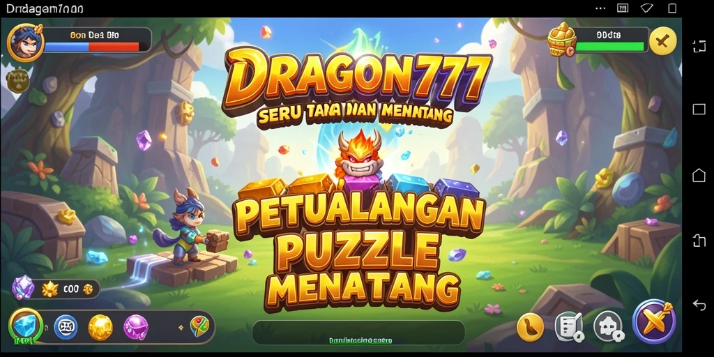 Tampilan gameplay seru dan menantang dari DRAGON777.