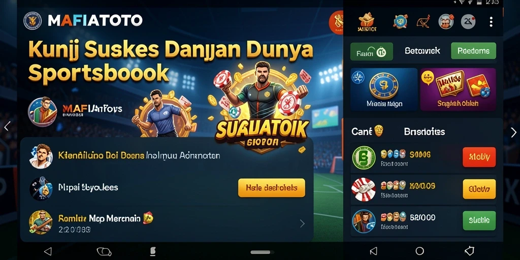 Tampilan gameplay Sportsbook di MAFIATOTO yang menarik dan interaktif.