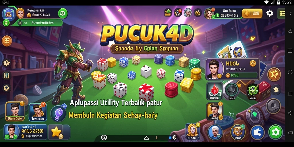 Tampilan antarmuka utama PUCUK4D yang user-friendly untuk aktivitas sehari-hari.