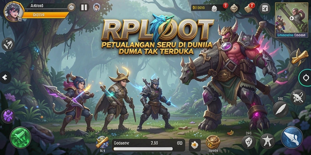 Screenshot RPLOOT menampilkan petualangan seru dengan grafis menakjubkan.