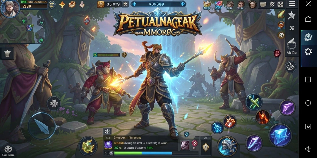 Gameplay seru di S9S9 dengan pertarungan epik dan eksplorasi dunia.