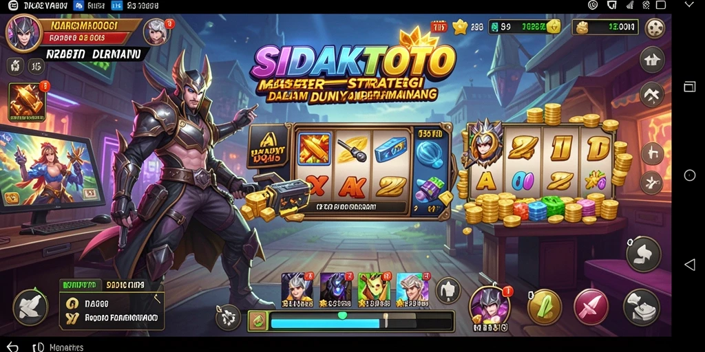 Tampilan gameplay menarik dengan strategi yang menantang.